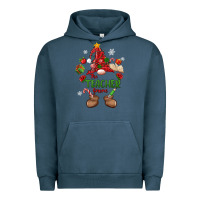 Pigment Midnight Navy the teacher gnome christmas Urban Hoodie - MaliasSmallBusiness