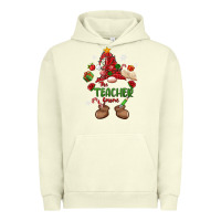 Pigment Pistachio the teacher gnome christmas Urban Hoodie - MaliasSmallBusiness