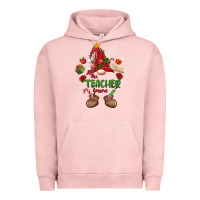 Pigment Salmon the teacher gnome christmas Urban Hoodie - MaliasSmallBusiness