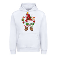 White the teacher gnome christmas Urban Hoodie - MaliasSmallBusiness