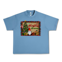 Pebble Blue It's Christmas Gnomes Urban Heavy Tee - RanaPortraitStore