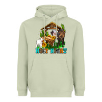 Matcha holy nıght cows and sunflowers Heavyweight Hoodie - AdoDesignShop