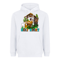 White holy nıght cows and sunflowers Heavyweight Hoodie - AdoDesignShop