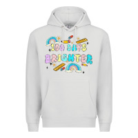 Dove Grey 100 days brighter Premium Hoodie - MaliasSmallBusiness