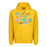 Lemon 100 days brighter Premium Hoodie - MaliasSmallBusiness
