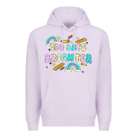 Lilac 100 days brighter Premium Hoodie - MaliasSmallBusiness