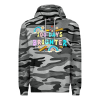 Slate Camo 100 days brighter Premium Hoodie - MaliasSmallBusiness