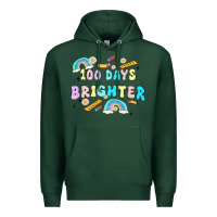 Sports Green 100 days brighter Premium Hoodie - MaliasSmallBusiness
