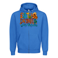 True Royal eat drink give thanks Zipper Hoodie - CowhideDigitalArt