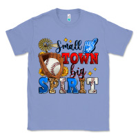 Colony Blue small town big spirit baseball Classic Tee - Zillion Design Studio