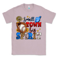 Lilac small town big spirit baseball Classic Tee - Zillion Design Studio