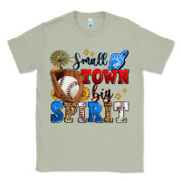 Matcha small town big spirit baseball Classic Tee - Zillion Design Studio