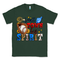 Sports Green small town big spirit baseball Classic Tee - Zillion Design Studio