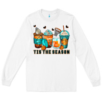 White tis' the season basketball coffee cups Long Sleeve Tee - Zillion Design Studio