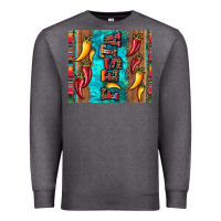 Charcoal Heather fiesta with pepper Premium Sweatshirt - Artiststas