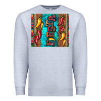 Heather Grey fiesta with pepper Premium Sweatshirt - Artiststas