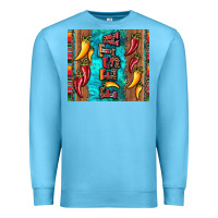 Ocean Blue fiesta with pepper Premium Sweatshirt - Artiststas