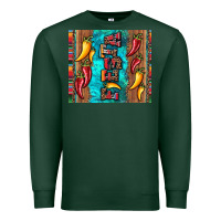 Sports Green fiesta with pepper Premium Sweatshirt - Artiststas