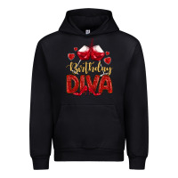 Black birthday diva Urban Hoodie - MaliasSmallBusiness