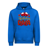 Cobalt birthday diva Urban Hoodie - MaliasSmallBusiness