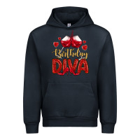 Navy birthday diva Urban Hoodie - MaliasSmallBusiness