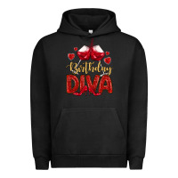 Pigment Black birthday diva Urban Hoodie - MaliasSmallBusiness