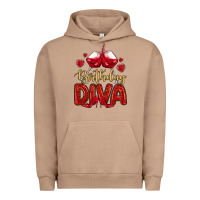Pigment Burro birthday diva Urban Hoodie - MaliasSmallBusiness