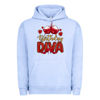 Pigment Grape Ice birthday diva Urban Hoodie - MaliasSmallBusiness