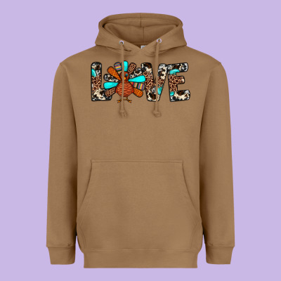 Love Turkey Heavyweight Hoodie Designed By Jahusdesignshop