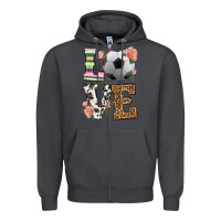 Western Love Soccer Zipper Hoodie | Teevron