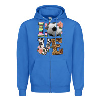 True Royal western love soccer Zipper Hoodie - HRA Design Shop