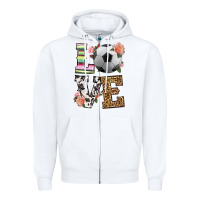 White western love soccer Zipper Hoodie - HRA Design Shop