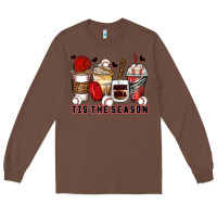 Chestnut tis' the season baseball coffee cups Long Sleeve Tee - Zillion Design Studio