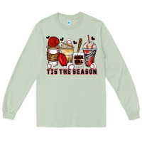 Matcha tis' the season baseball coffee cups Long Sleeve Tee - Zillion Design Studio