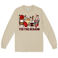 Mushroom tis' the season baseball coffee cups Long Sleeve Tee - Zillion Design Studio