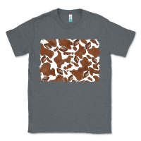Charcoal Heather distressed chocolate milkshake cowhide Classic Tee - RanaPortraitStore