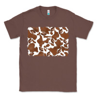 Chestnut distressed chocolate milkshake cowhide Classic Tee - RanaPortraitStore
