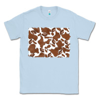Dusty Blue distressed chocolate milkshake cowhide Classic Tee - RanaPortraitStore