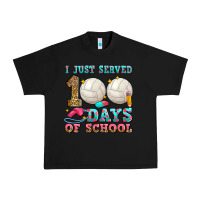 Black i just served 100 days of school volleyball Urban Heavy Tee - Zillion Design Studio