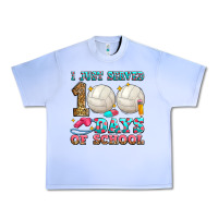 Grape Ice i just served 100 days of school volleyball Urban Heavy Tee - Zillion Design Studio