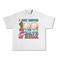 Lunar Rock i just served 100 days of school volleyball Urban Heavy Tee - Zillion Design Studio