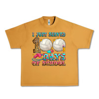 Peanut Butter i just served 100 days of school volleyball Urban Heavy Tee - Zillion Design Studio