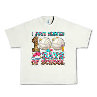 Pistachio i just served 100 days of school volleyball Urban Heavy Tee - Zillion Design Studio