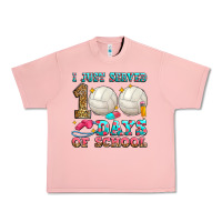 Salmon i just served 100 days of school volleyball Urban Heavy Tee - Zillion Design Studio