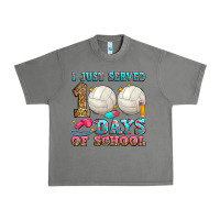 Tornado i just served 100 days of school volleyball Urban Heavy Tee - Zillion Design Studio