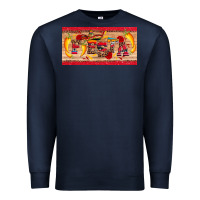 Navy fiesta  license plate template Premium Sweatshirt - Artiststas