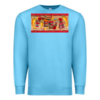 Ocean Blue fiesta  license plate template Premium Sweatshirt - Artiststas