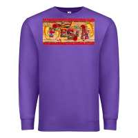 Purple fiesta  license plate template Premium Sweatshirt - Artiststas