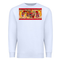 White fiesta  license plate template Premium Sweatshirt - Artiststas
