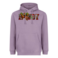 Lavender Christmas Howdy Bronco Rodeo Heavyweight Hoodie - JahusDesignShop